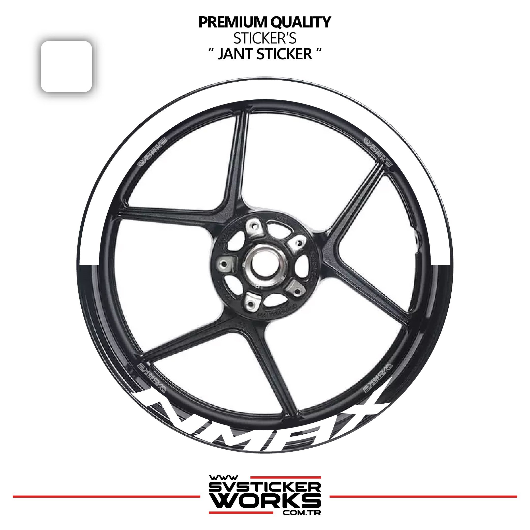 SVSTICKERWORKSYamaha Nmax Jant Şeridi – Yarım Jant Kaplama & Nmax Yazı Sticker SetiYamaha Nmax Jant Şeridi – Yarım Jant Kaplama & Nmax Yazı Sticker SetiJant Sticker