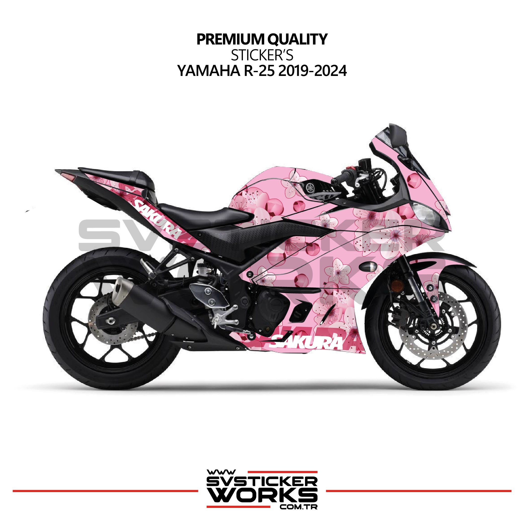SVSTICKERWORKSYamaha R25 2019-2024 Kaplama Sticker Sakura Motor Kaplama Modeli Hazır Kit Yüksek KaliteYamaha R25 2019-2024 Kaplama Sticker Sakura Motor Kaplama Modeli Hazır Kit Yüksek KaliteR25 2019-2024