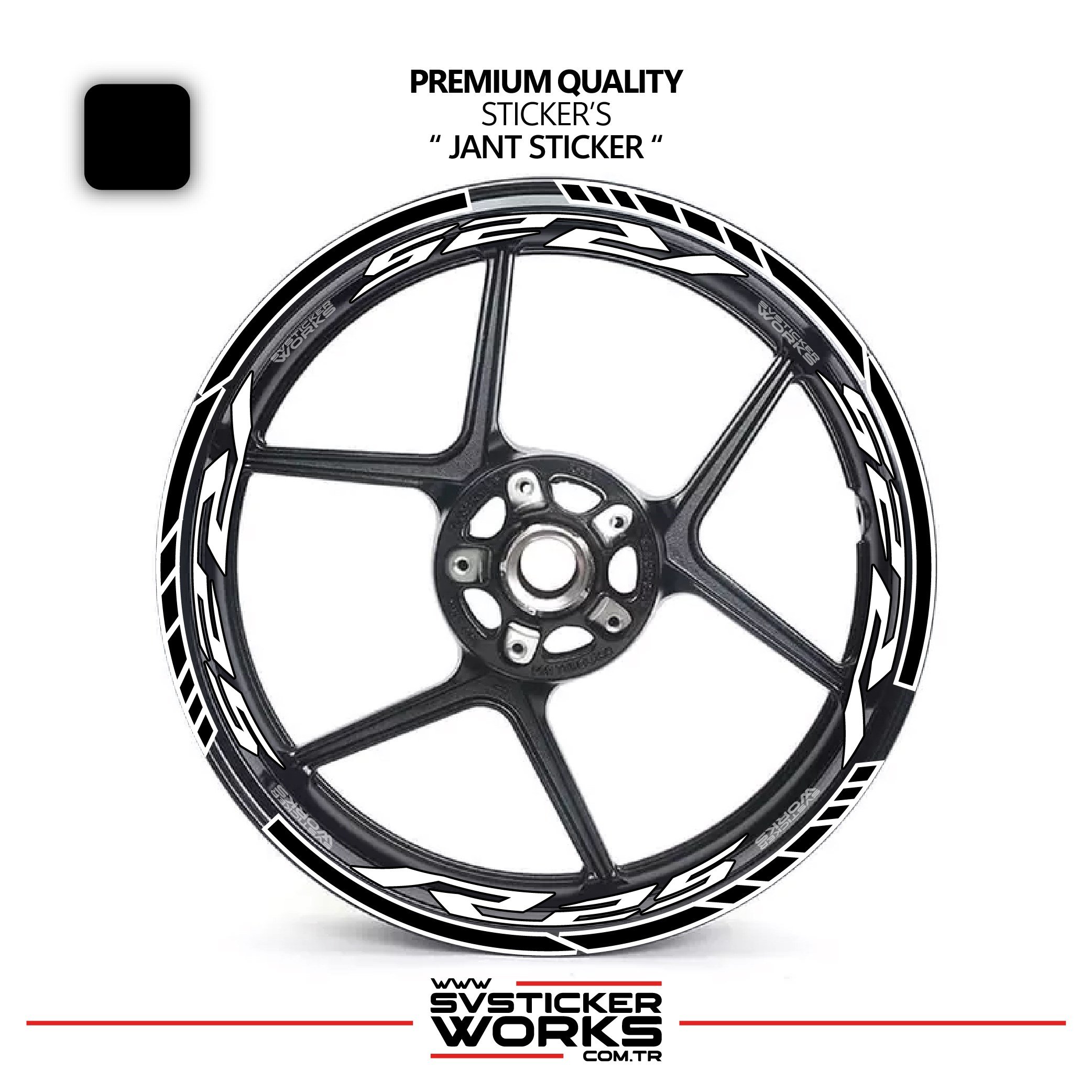 SVSTICKERWORKSYamaha R25 Jant Sticker Ve İç Yazı Basklı Etiket Sticker Modeli Premium KaliteYamaha R25 Jant Sticker Ve İç Yazı Basklı Etiket Sticker Modeli Premium KaliteJant Sticker