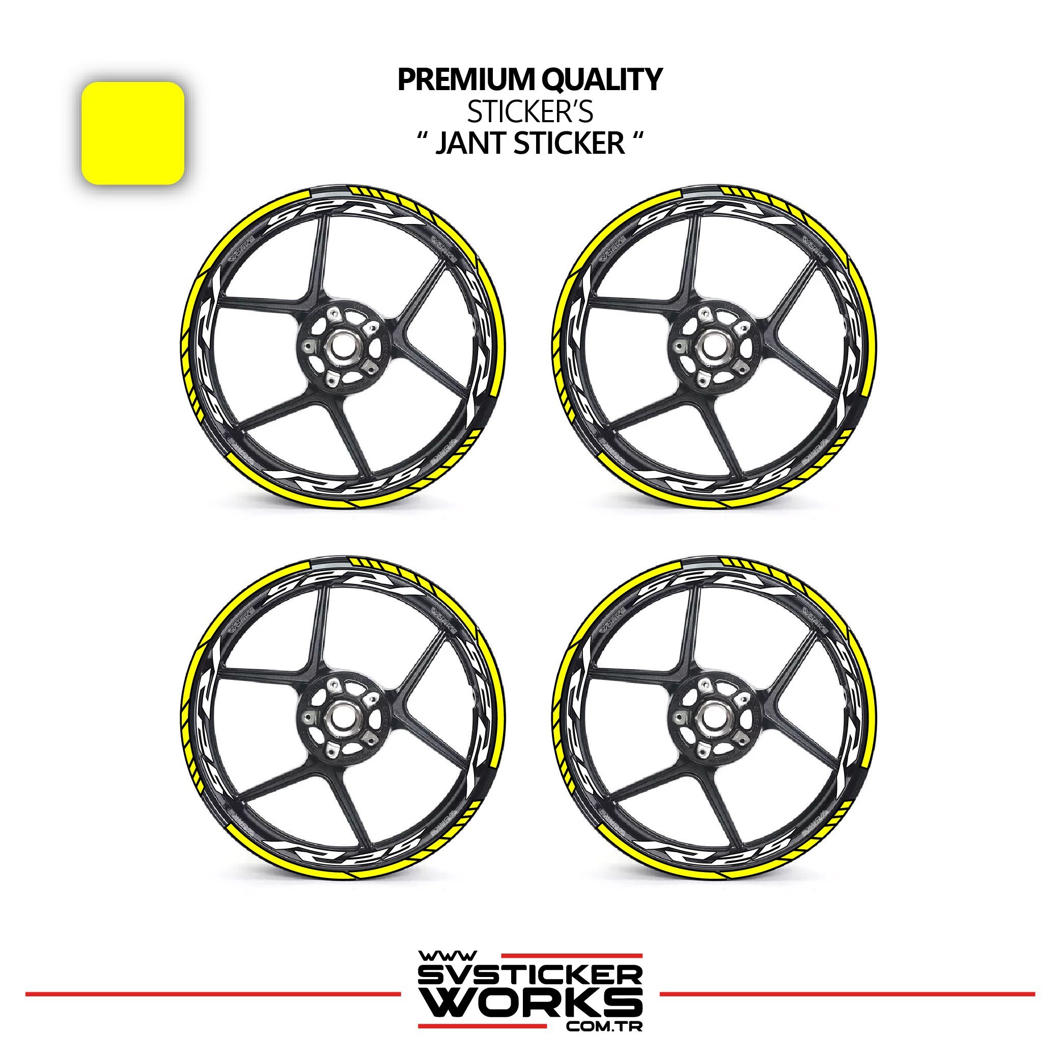 SVSTICKERWORKSYamaha R25 Jant Sticker Ve İç Yazı Basklı Etiket Sticker Modeli Premium KaliteYamaha R25 Jant Sticker Ve İç Yazı Basklı Etiket Sticker Modeli Premium KaliteJant Sticker
