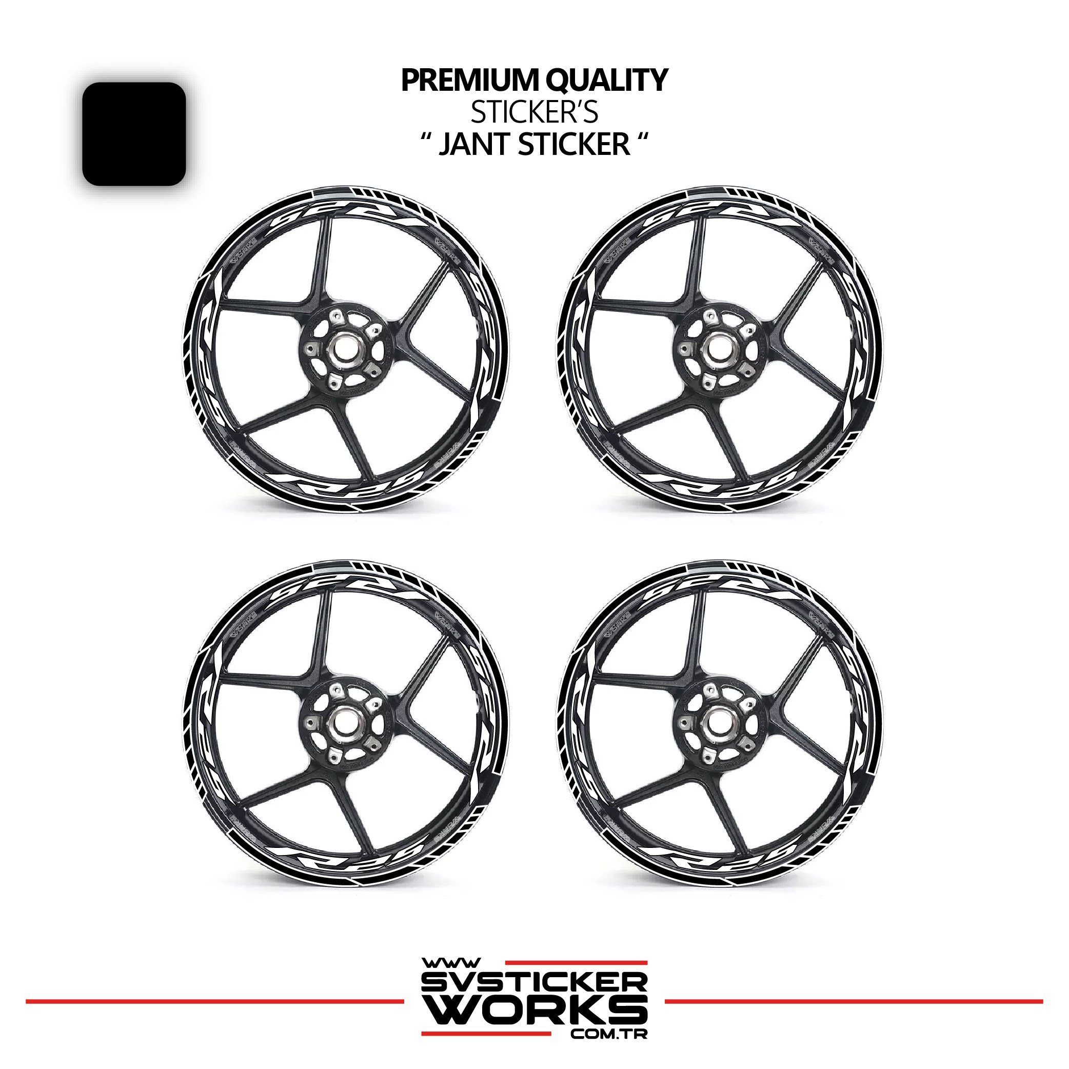 SVSTICKERWORKSYamaha R25 Jant Sticker Ve İç Yazı Basklı Etiket Sticker Modeli Premium KaliteYamaha R25 Jant Sticker Ve İç Yazı Basklı Etiket Sticker Modeli Premium KaliteJant Sticker