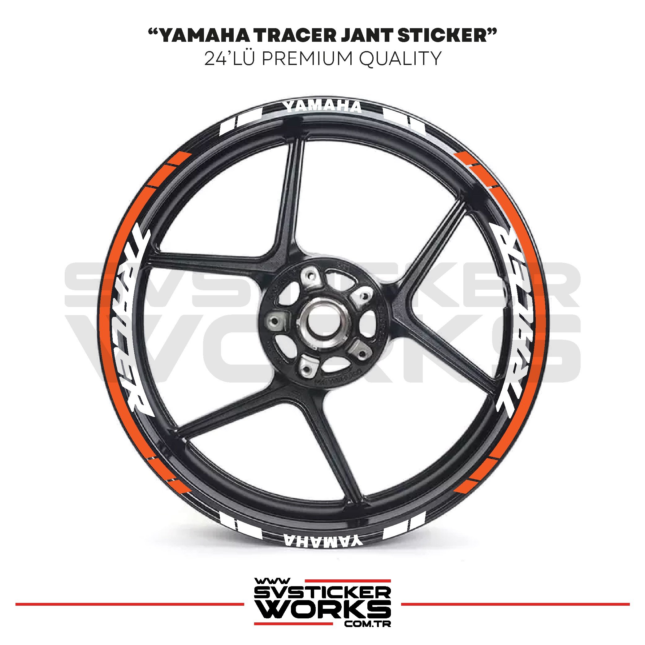 SVSTICKERWORKSYamaha Tracer Jant Sticker Seti Yüksek Kalite 24Lü Jant SetYamaha Tracer Jant Sticker Seti Yüksek Kalite 24Lü Jant Set