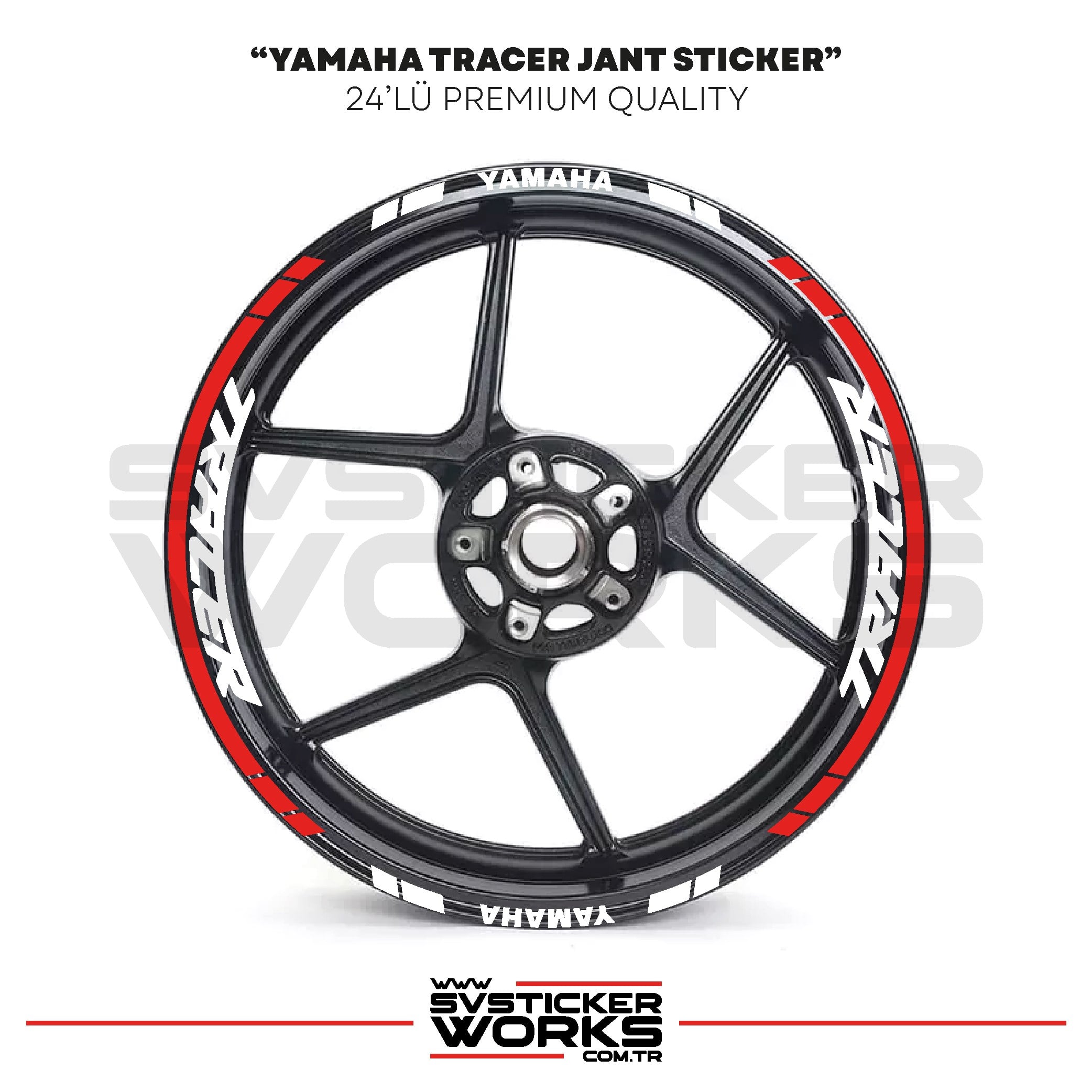 SVSTICKERWORKSYamaha Tracer Jant Sticker Seti Yüksek Kalite 24Lü Jant SetYamaha Tracer Jant Sticker Seti Yüksek Kalite 24Lü Jant Set