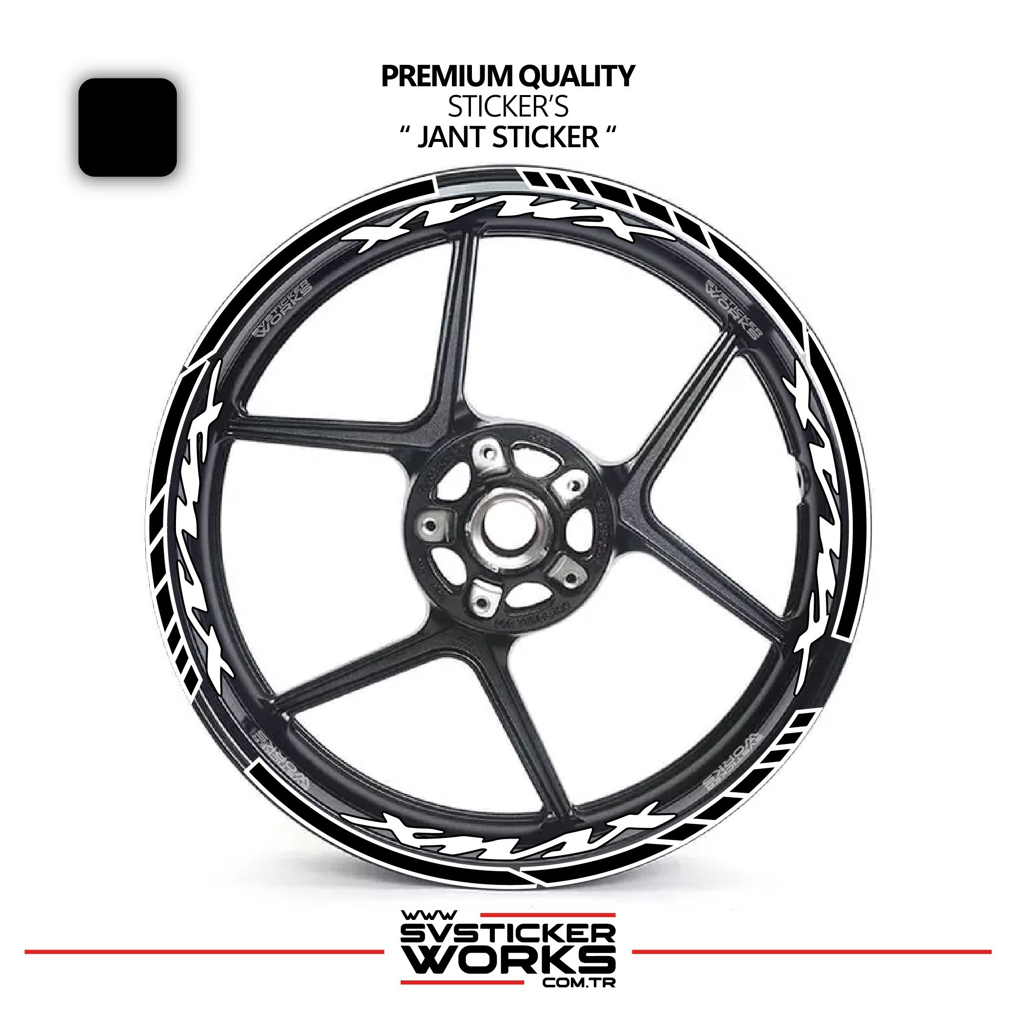 SVSTICKERWORKSYamaha XMAX Jant Sticker Ve İç Yazı Basklı Etiket Sticker Modeli Premium KaliteYamaha XMAX Jant Sticker Ve İç Yazı Basklı Etiket Sticker Modeli Premium KaliteJant Sticker