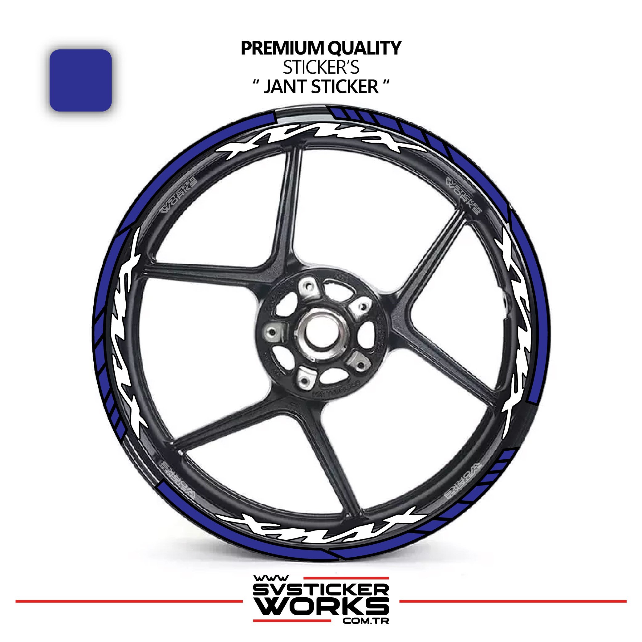 SVSTICKERWORKSYamaha XMAX Jant Sticker Ve İç Yazı Basklı Etiket Sticker Modeli Premium KaliteYamaha XMAX Jant Sticker Ve İç Yazı Basklı Etiket Sticker Modeli Premium KaliteJant Sticker