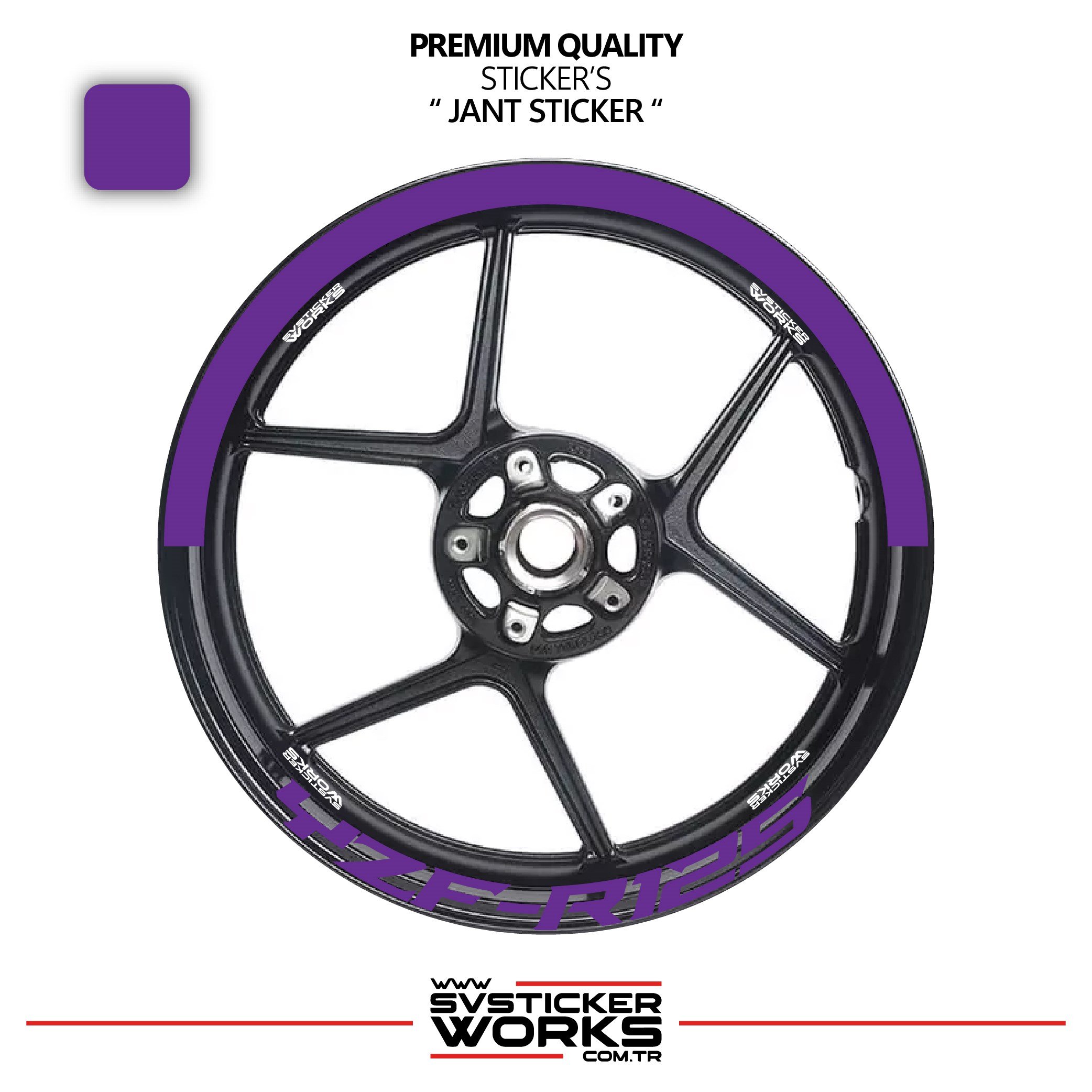 SVSTICKERWORKSYamaha Yzf-R125 Jant Şeridi – Yarım Jant Kaplama & Yzf-R125 Yazı Sticker SetiYamaha Yzf-R125 Jant Şeridi – Yarım Jant Kaplama & Yzf-R125 Yazı Sticker SetiJant Sticker