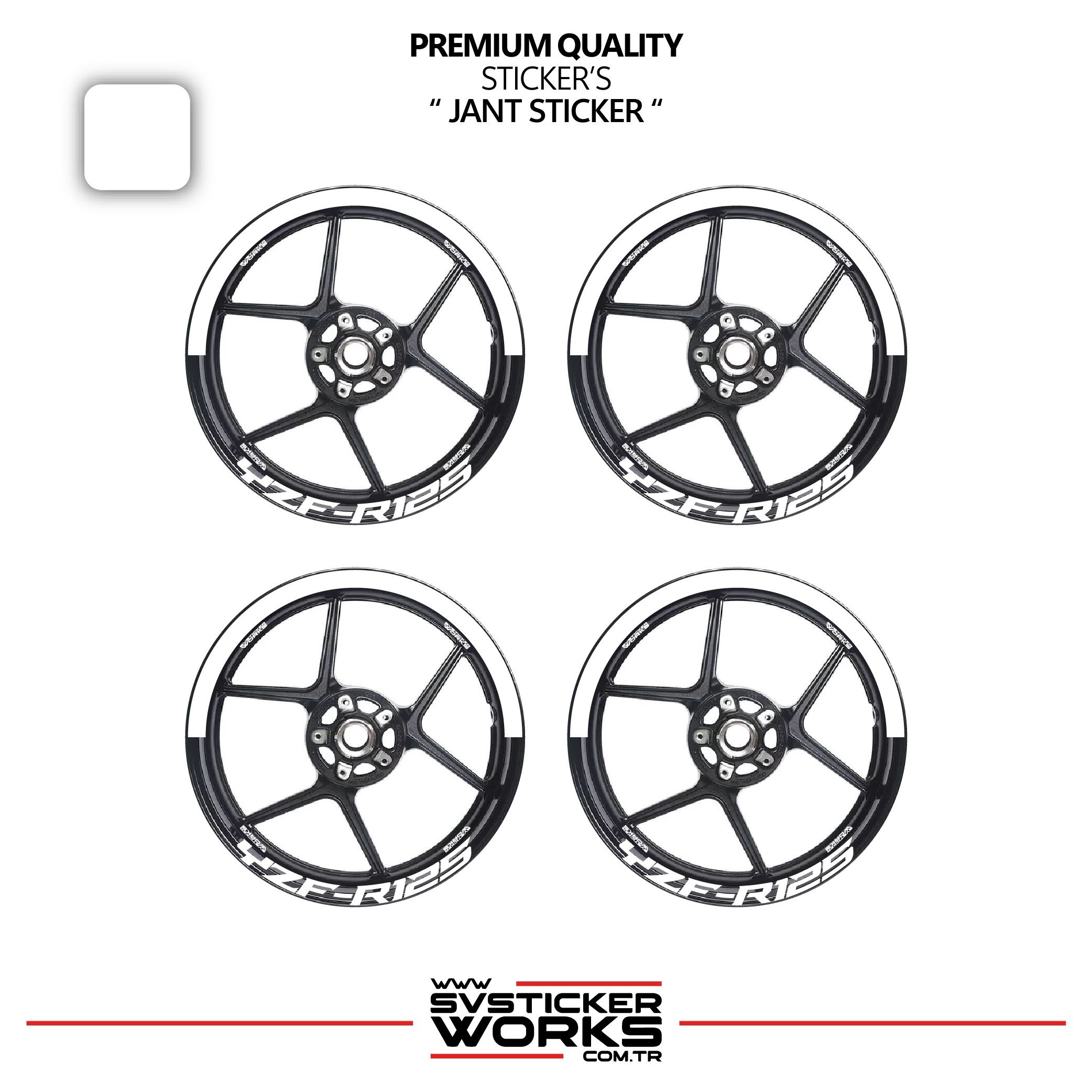 SVSTICKERWORKSYamaha Yzf-R125 Jant Şeridi – Yarım Jant Kaplama & Yzf-R125 Yazı Sticker SetiYamaha Yzf-R125 Jant Şeridi – Yarım Jant Kaplama & Yzf-R125 Yazı Sticker SetiJant Sticker