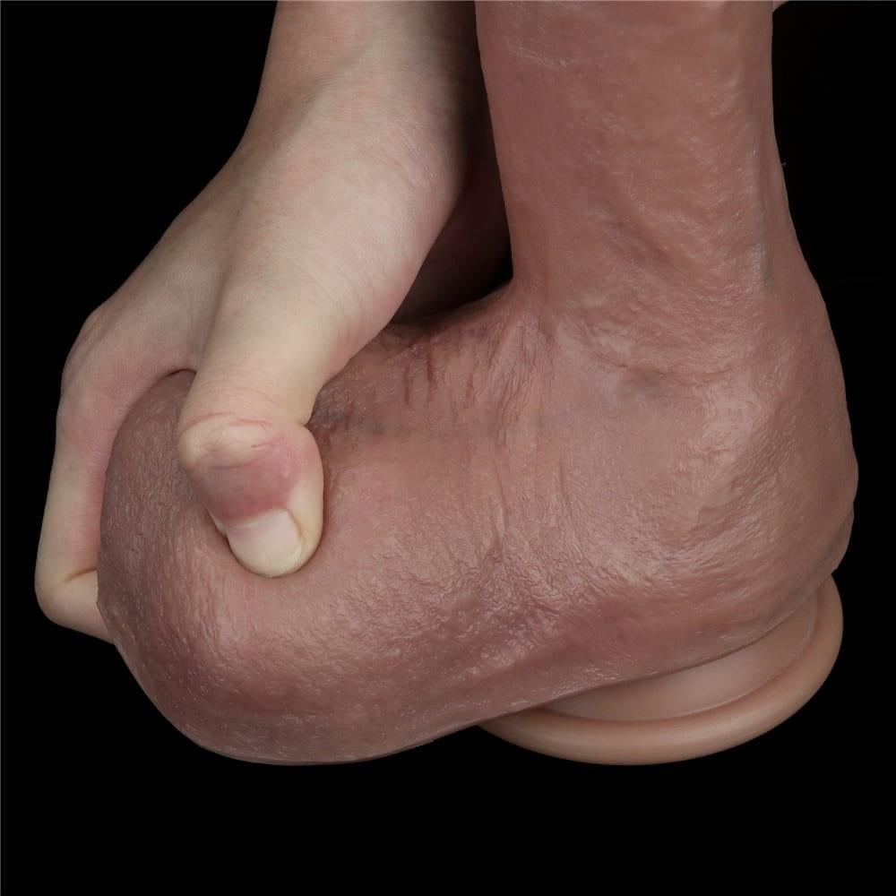 10,5'' Çift Katmanlı Silikon Dildo