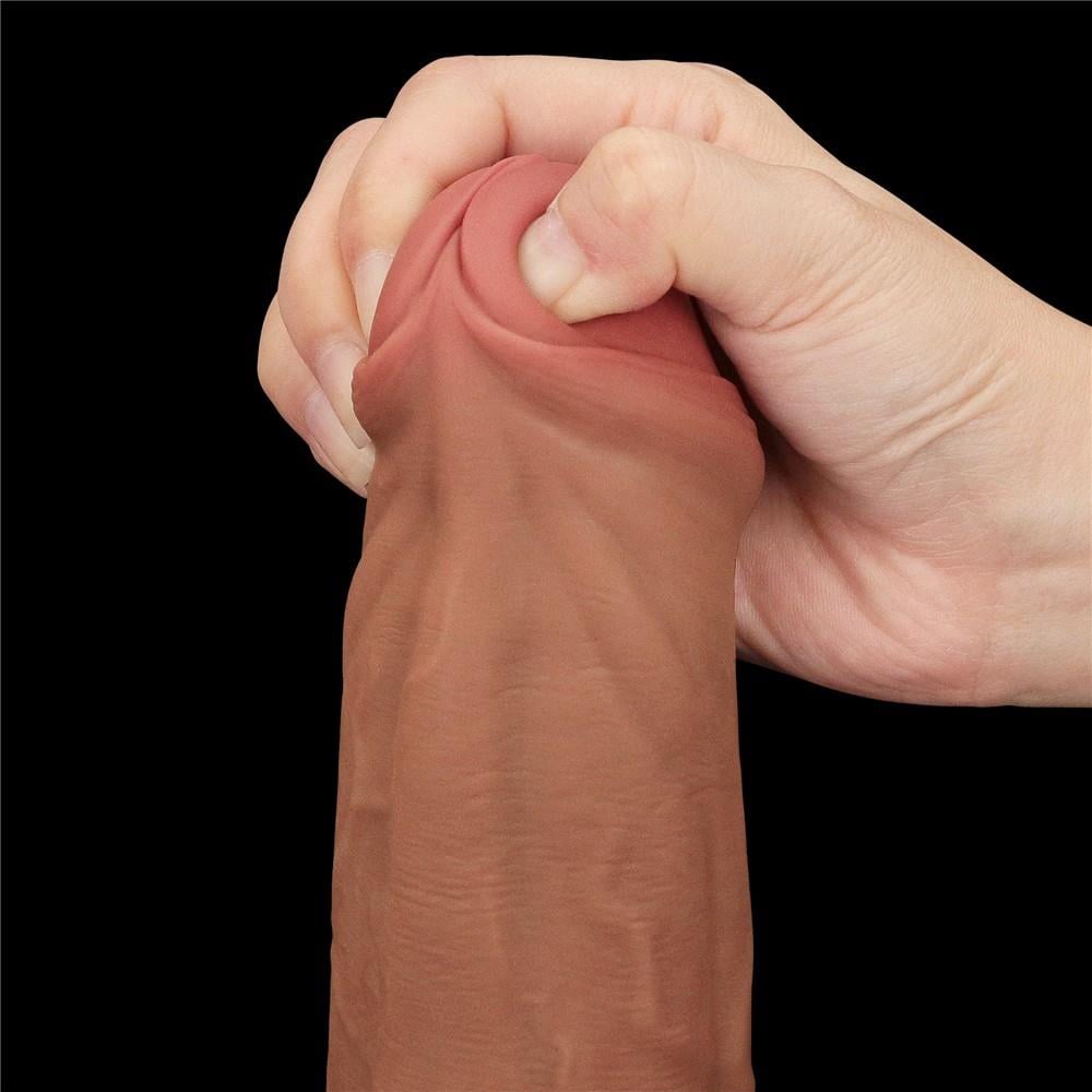 11,5'' King Size Kayar Kaplama Çift Katmanlı Dong Kahverengi