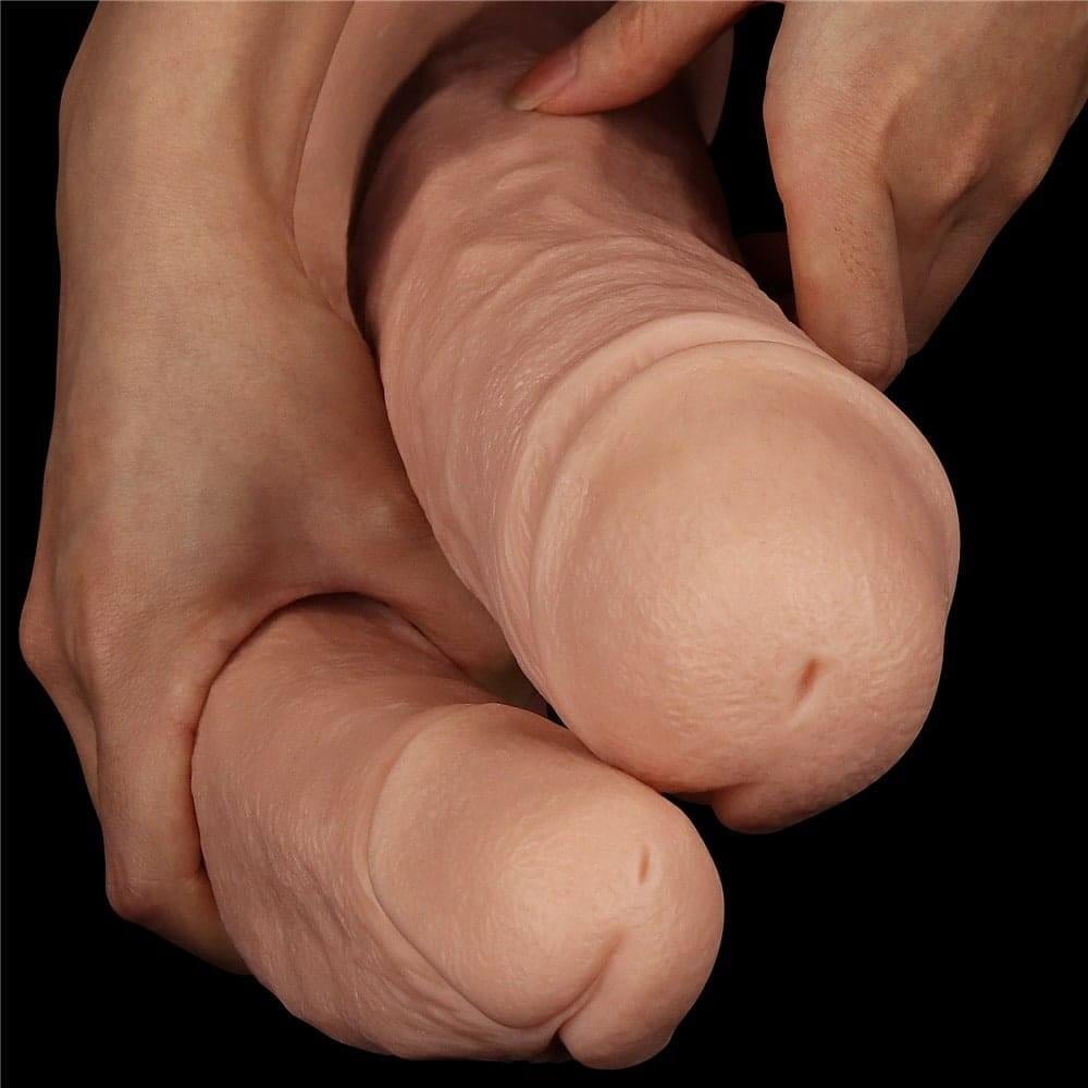 12'' Gerçekçi Mega Çift Yapay Penis