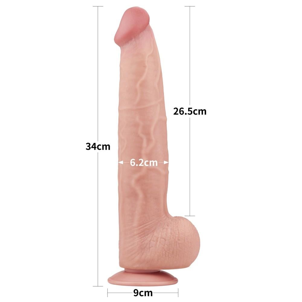 13,5'' King Size Kayar Deri Çift Katmanlı Dong