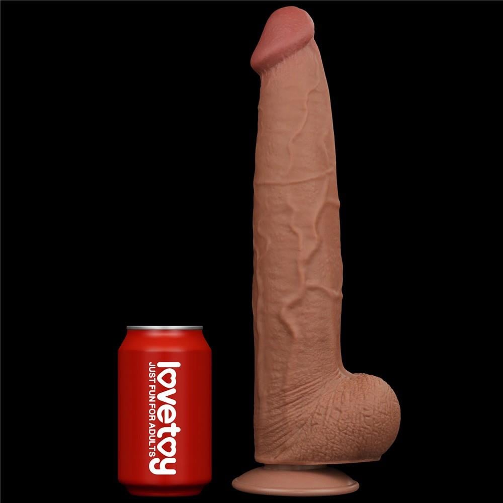 13,5'' King Size Kayar Kaplama Çift Katmanlı Dong Kahverengi