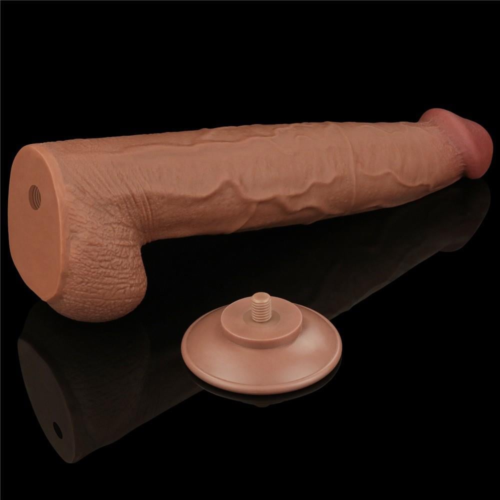 13,5'' King Size Kayar Kaplama Çift Katmanlı Dong Kahverengi