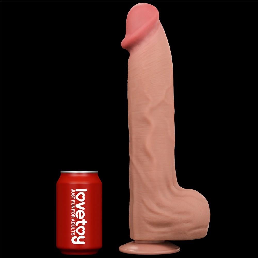 14'' King Size Kayar Deri Çift Katmanlı Dong