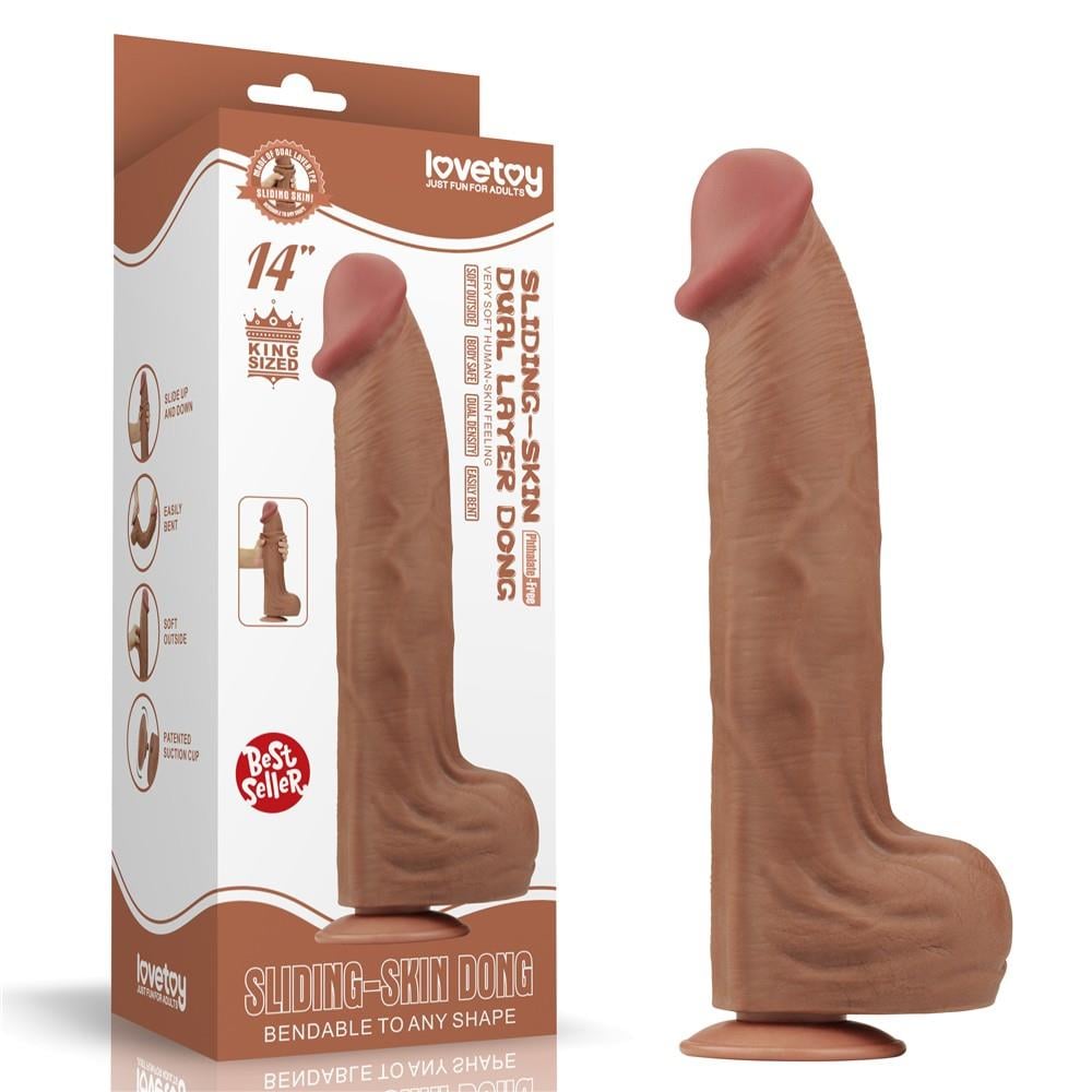 14'' King Size Kayar Yatak Çift Katmanlı Dong Kahverengi