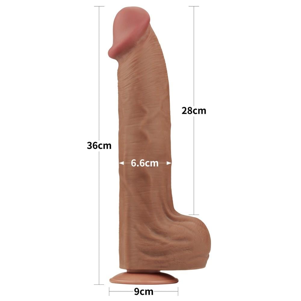 14'' King Size Kayar Yatak Çift Katmanlı Dong Kahverengi