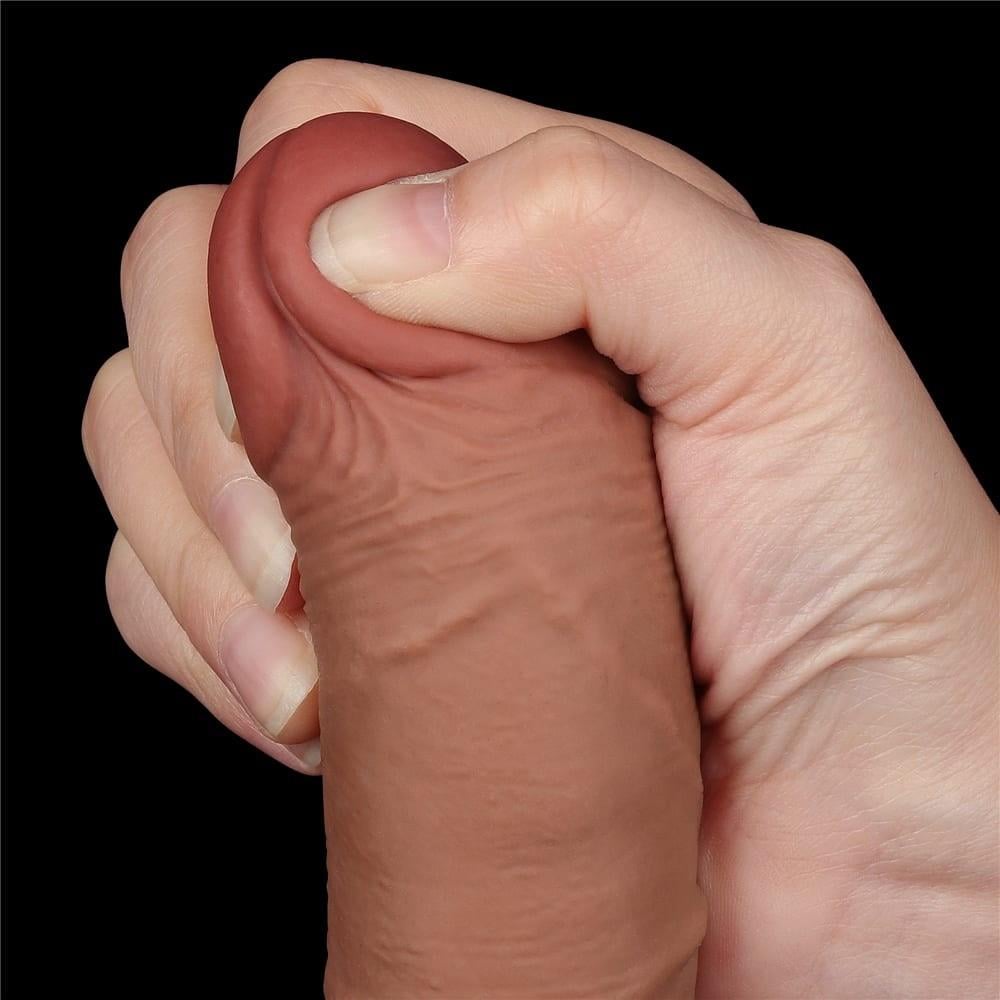 7.5'' Kayar Deri Çift Katmanlı Dong Kahverengi 1