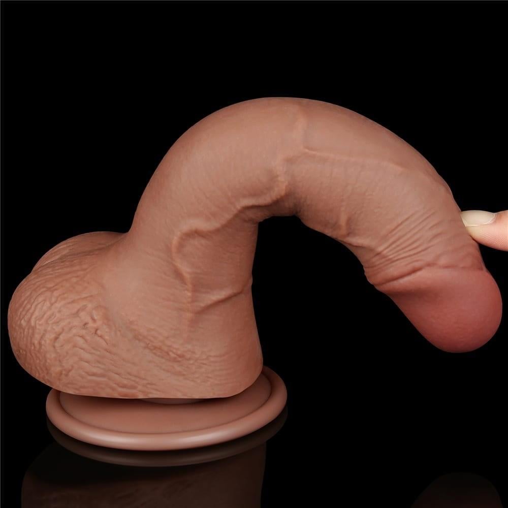7.5'' Kayar Deri Çift Katmanlı Dong Kahverengi 1