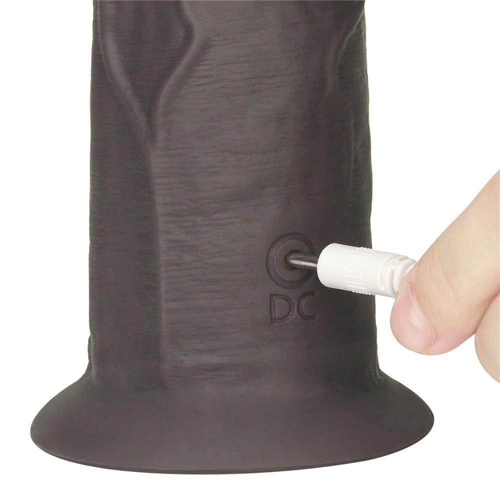 8'' Çift Katmanlı Silikon Rotator Kahverengi