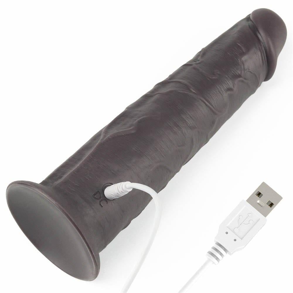 8'' Çift Katmanlı Silikon Rotator Kahverengi