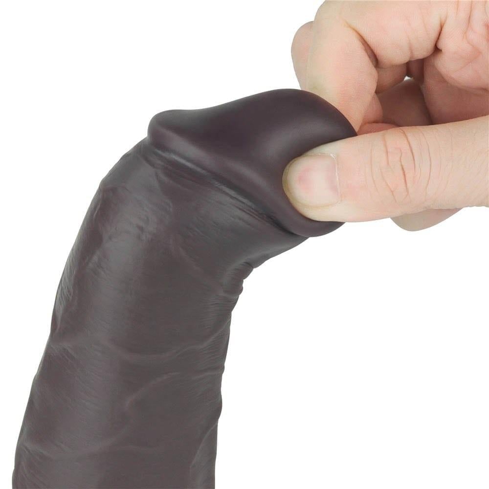 8'' Çift Katmanlı Silikon Rotator Kahverengi