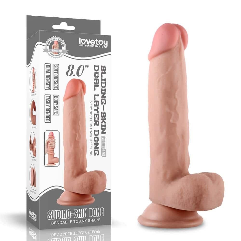 8'' Kayar Deri Çift Katmanlı Dong