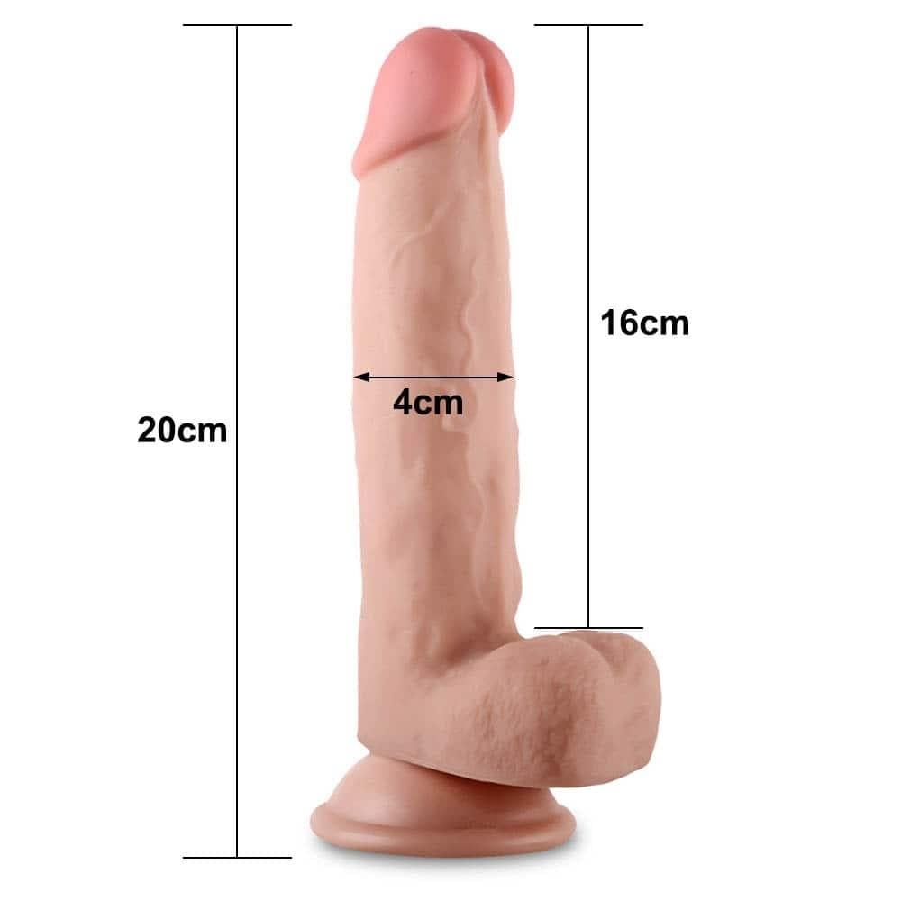 8'' Kayar Deri Çift Katmanlı Dong
