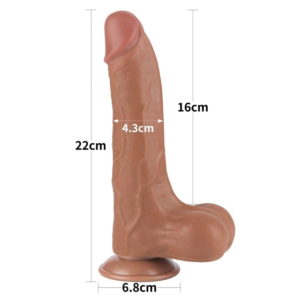 8,5'' Kayar Deri Çift Katmanlı Dong Brown 2