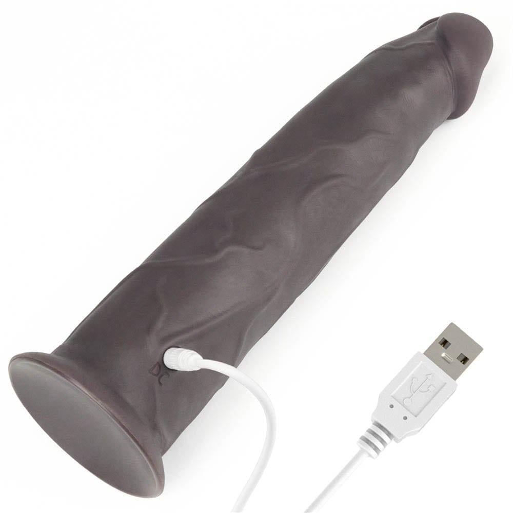 9'' Çift Katmanlı Silikon Rotator Kahverengi