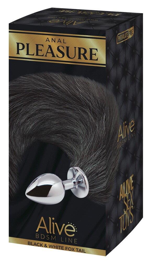 Black & White Fox Tail