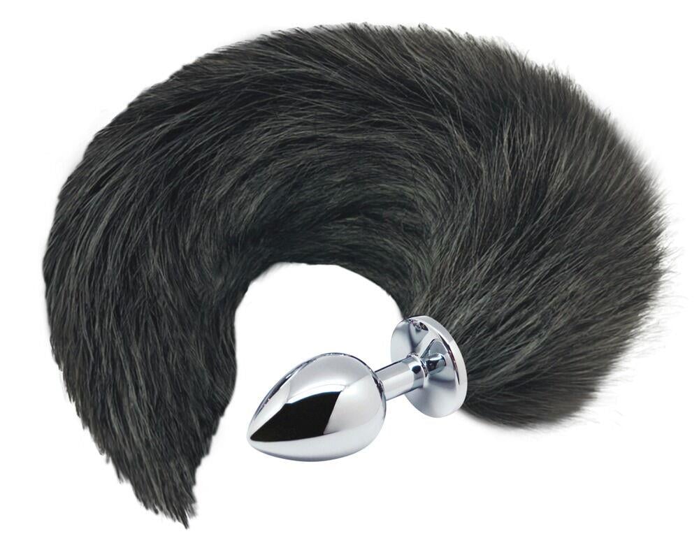 Black & White Fox Tail