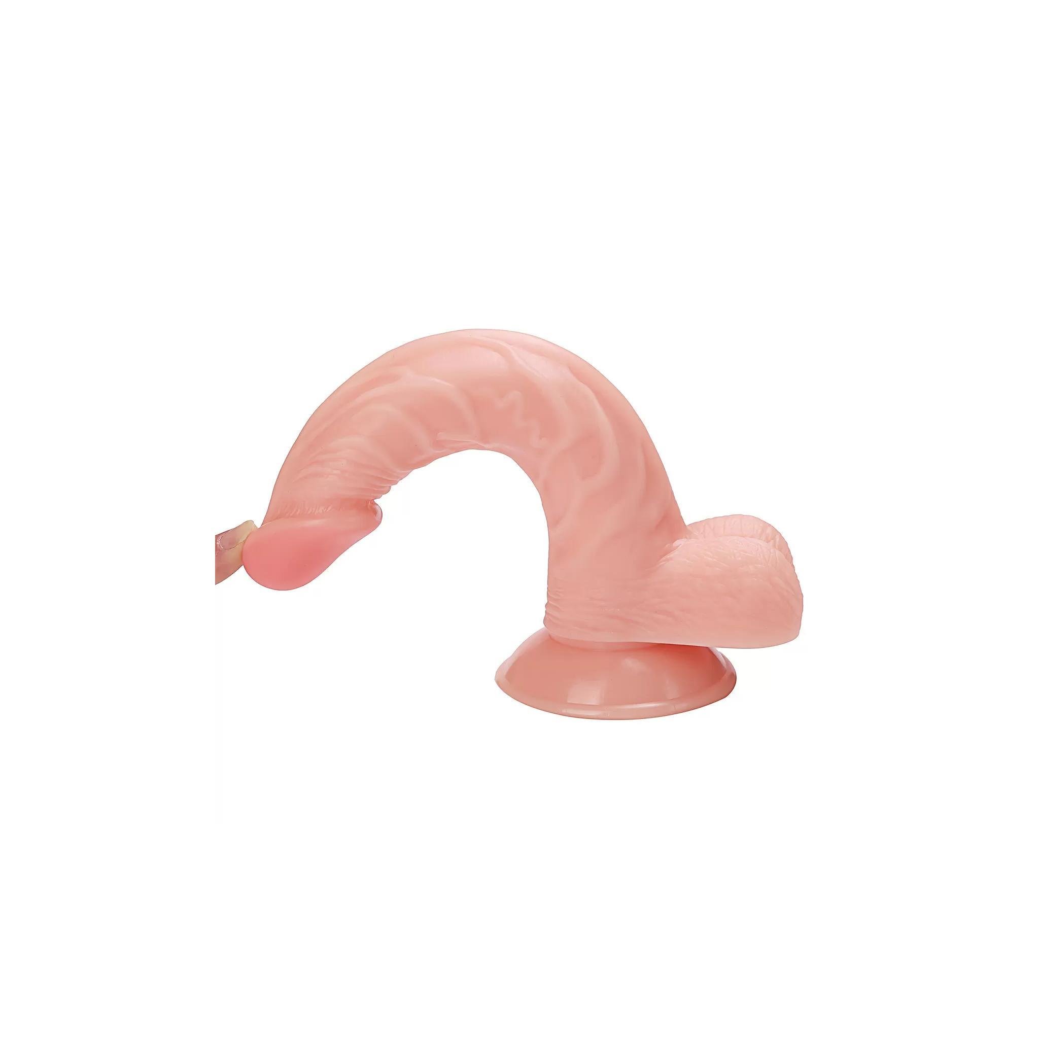 GORDON Dildo Gerçekçi Et Dokusunda Damarlı Realistik Penis 20 CM