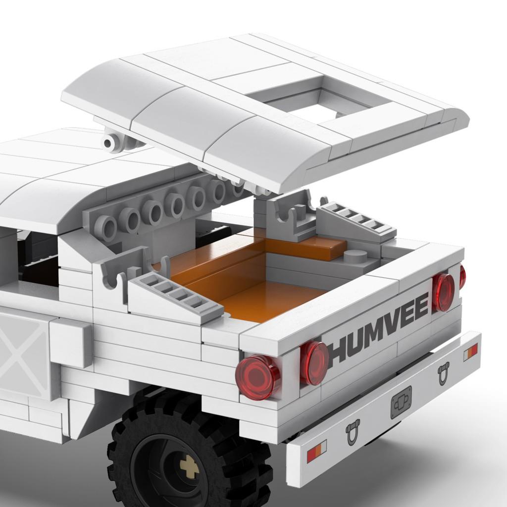 CADA HUMVEE BEYAZ 328 PARÇA BLOCK OYUNCAK
