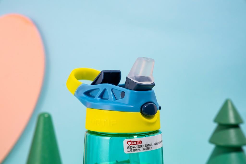 DİLLER 500 ML SİLİKON PİPETLİ TRITAN SU MATARASI