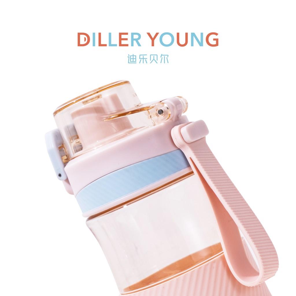 DILLER 520 ML SİLİKON GÖVDE TRITAN SU MATARASI