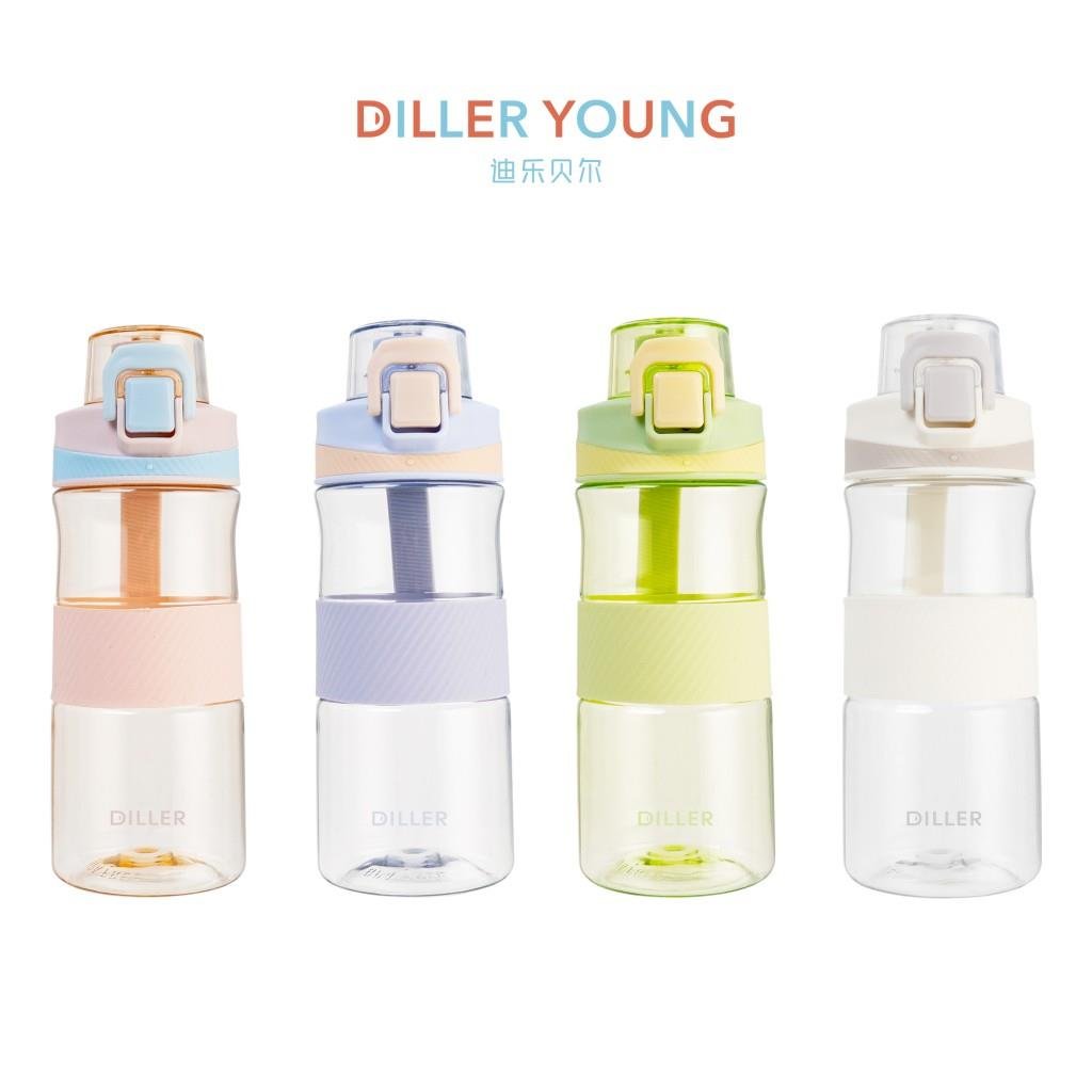 DILLER 520 ML SİLİKON GÖVDE TRITAN SU MATARASI