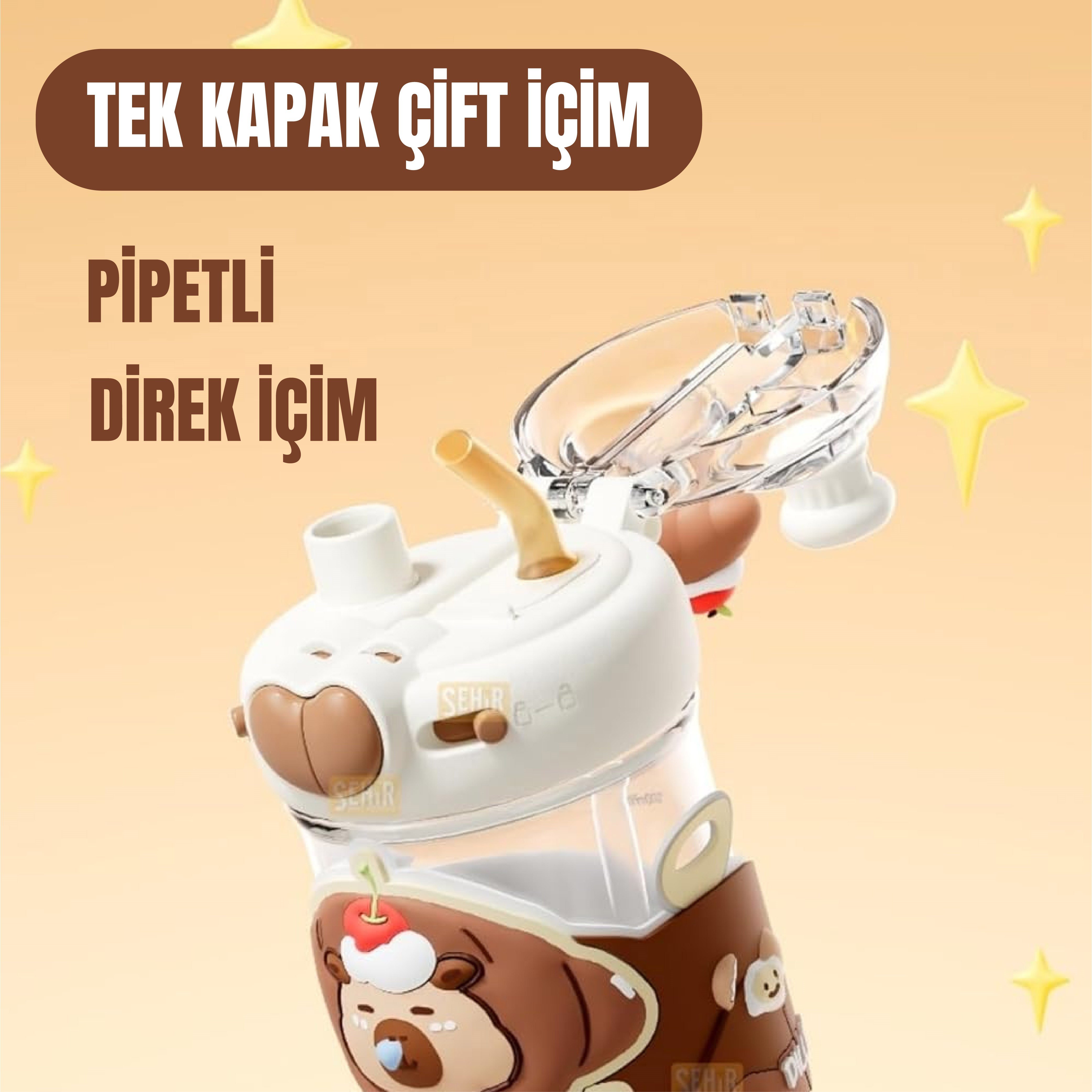 DILLER 580 ML BOYUN ASKILI TRITAN SU MATARASI
