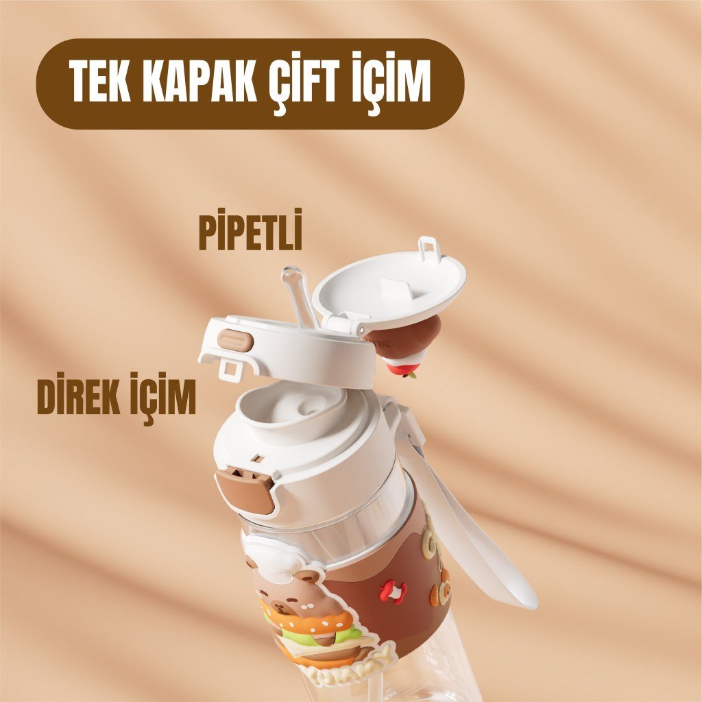DILLER 600 ML BOYUN ASKILI TRITAN SU MATARASI