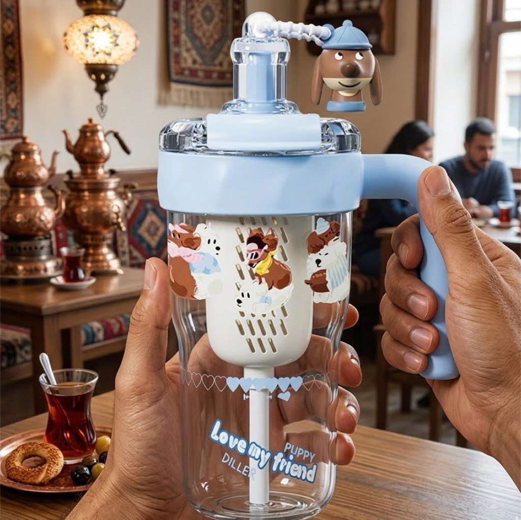 DİLLER 860 ML MAVİ TRİTAN SU MATARASI