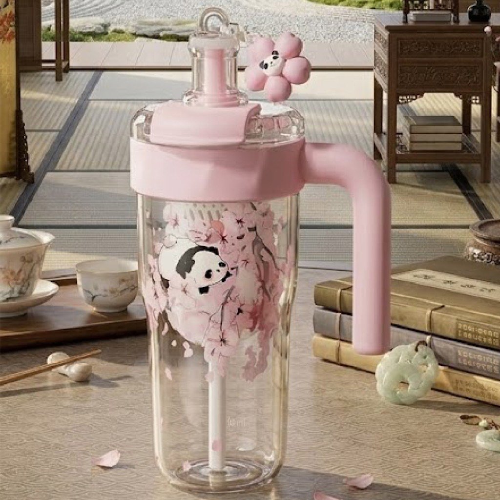 DİLLER 860 ML PEMBE TRİTAN SU MATARASI