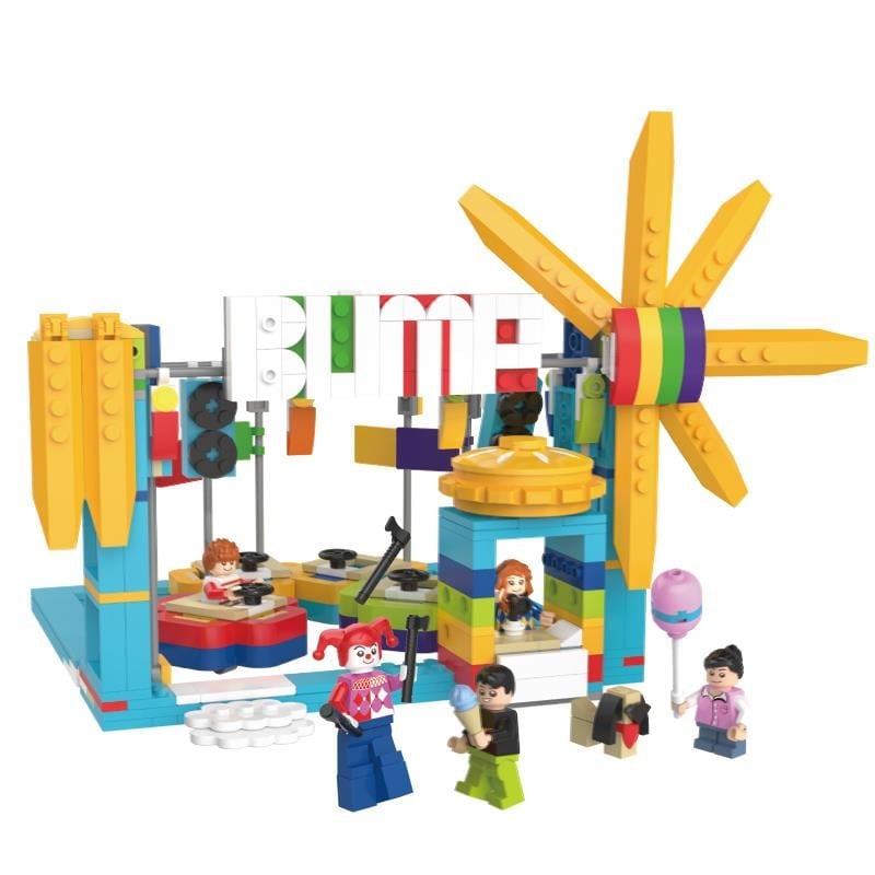 JAKİ LUNAPARK TEMALI 1107 PARÇA BLOCK OYUNCAK