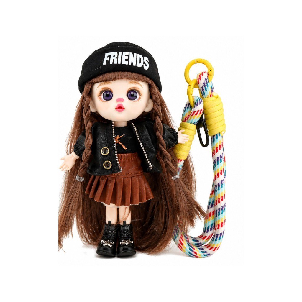 LOLİFEN TELEFON ASKILI KÜRK GİYSİLİ KIZ MODEL CHARM