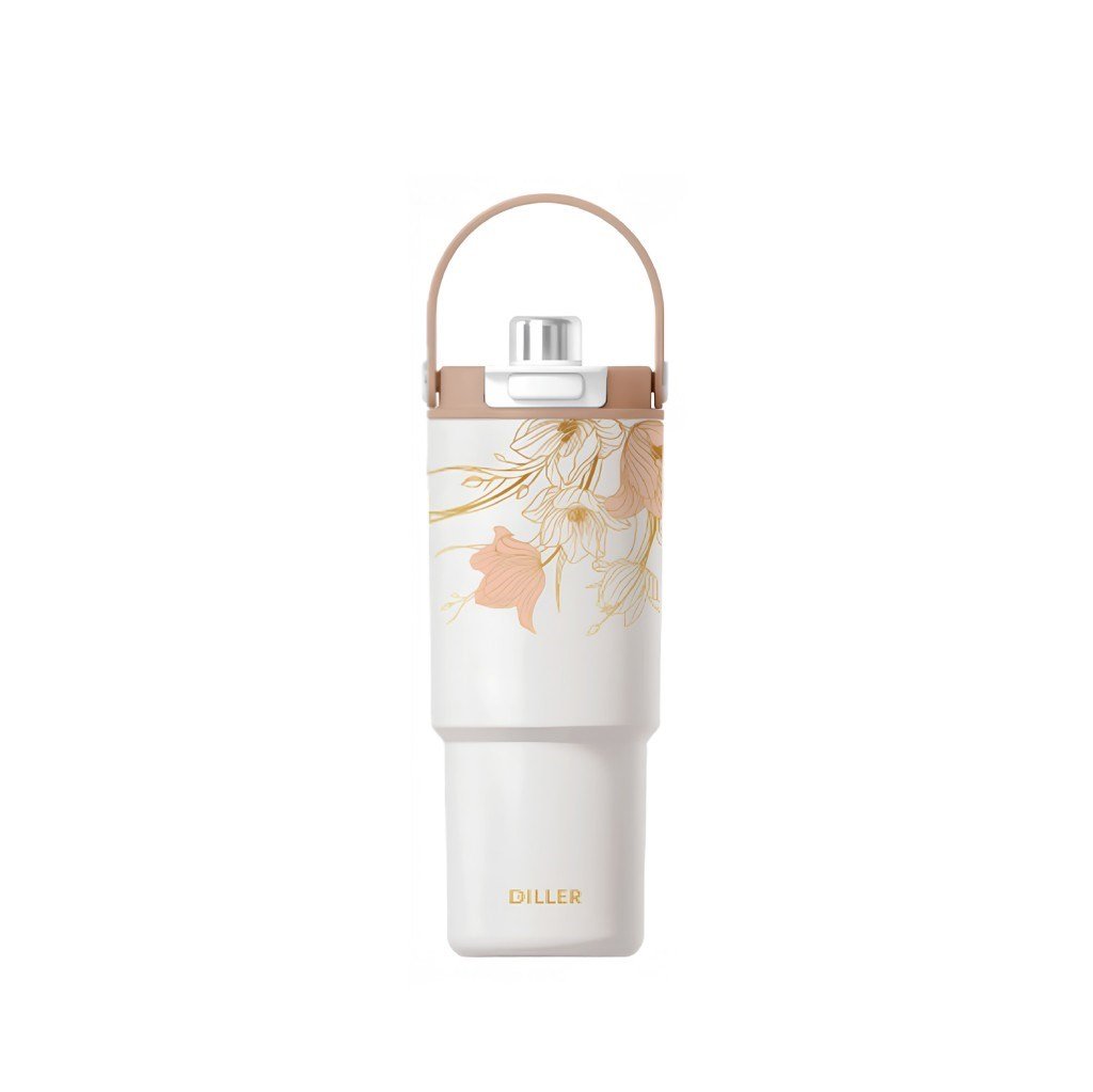 PASLANMAZ ÇELİK DESENLİ TERMOS 900 ML