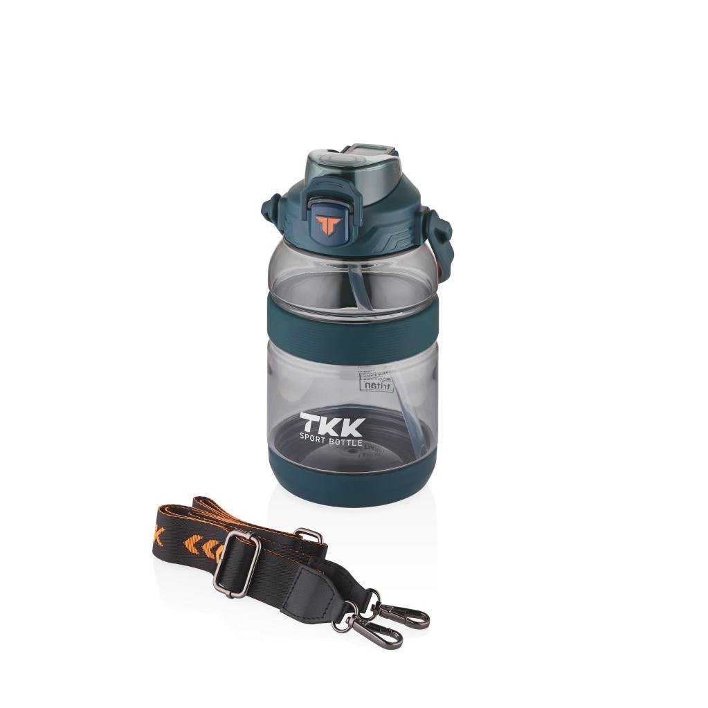 TKK 1200 ML SİLİKON GÖVDE TRİTAN SU MATARASI