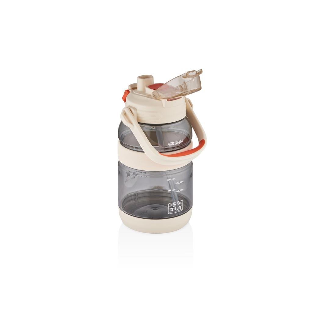 TKK 1200 ML SİLİKON GÖVDE TRİTAN SU MATARASI