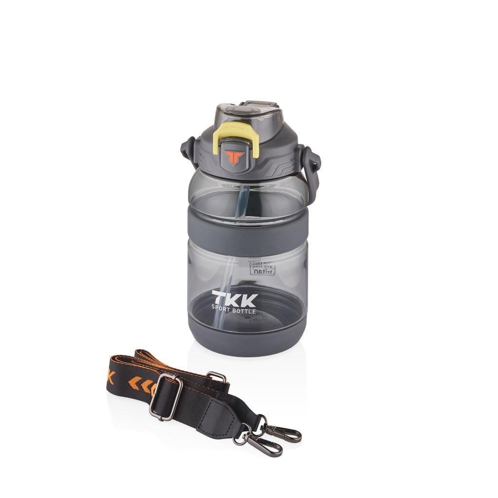TKK 1200 ML SİLİKON GÖVDE TRİTAN SU MATARASI