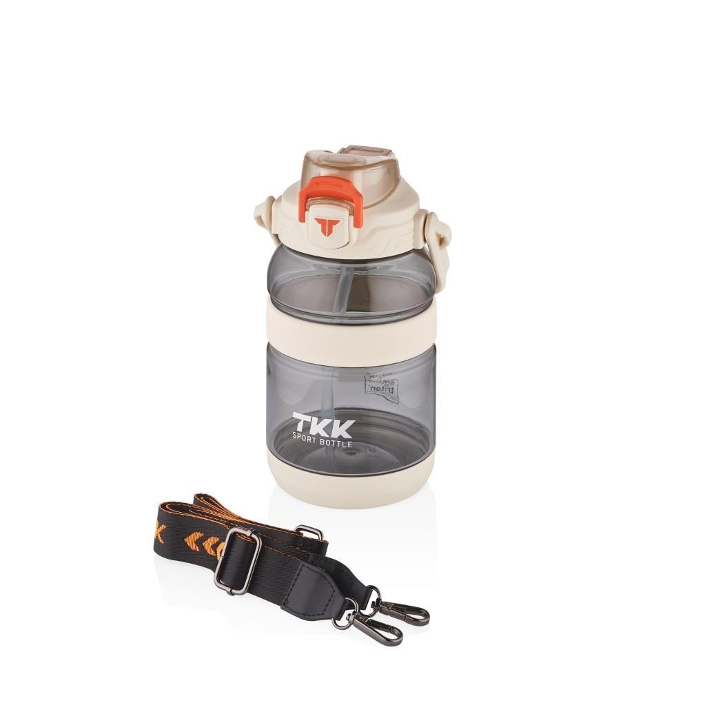 TKK 1200 ML SİLİKON GÖVDE TRİTAN SU MATARASI