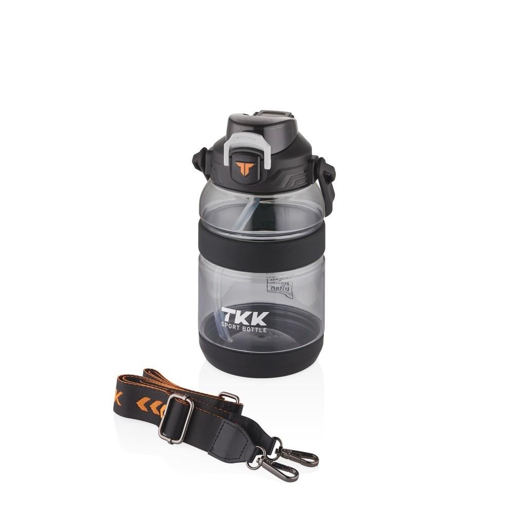 TKK 1200 ML SİLİKON GÖVDE TRİTAN SU MATARASI