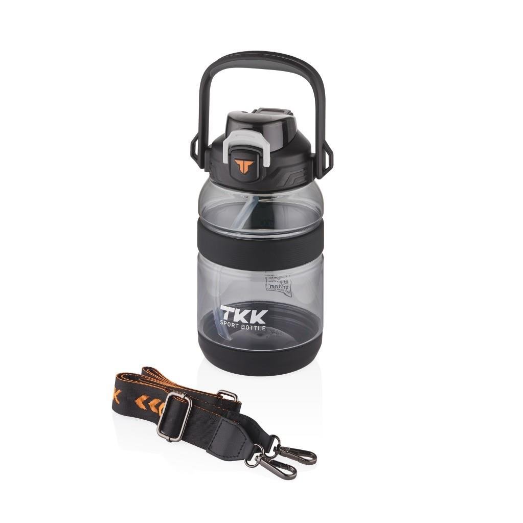 TKK 1200 ML SİLİKON GÖVDE TRİTAN SU MATARASI