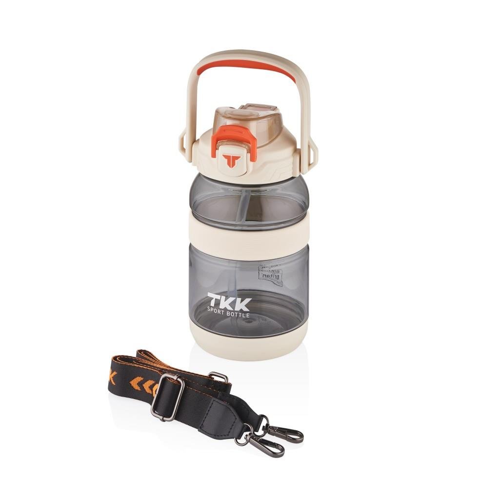 TKK 1200 ML SİLİKON GÖVDE TRİTAN SU MATARASI